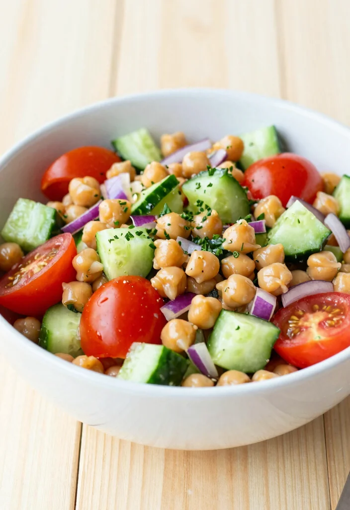 16 Appetizer Recipes Dairy Free: Crowd-Pleasing Starters - 15. Savory Chickpea Salad 1