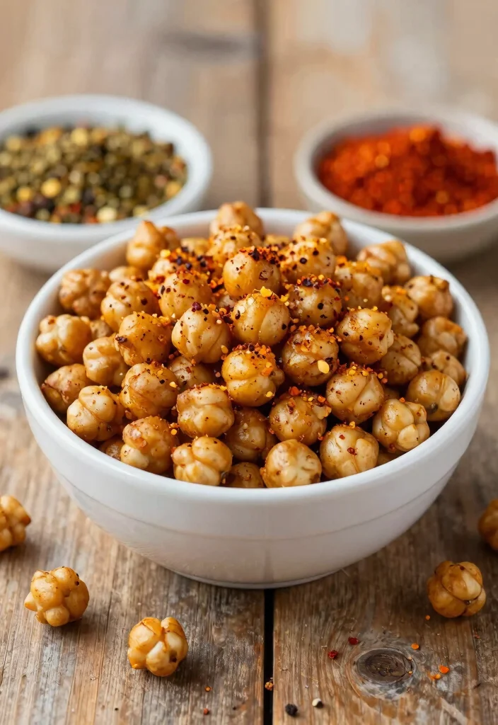 16 Appetizer Recipes Dairy Free: Crowd-Pleasing Starters - 3. Spicy Roasted Chickpeas 1