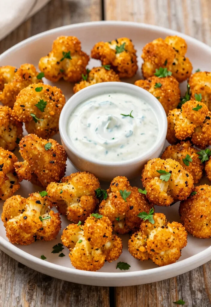 16 Appetizer Recipes Dairy Free: Crowd-Pleasing Starters - 4. Cauliflower Buffalo Bites 1