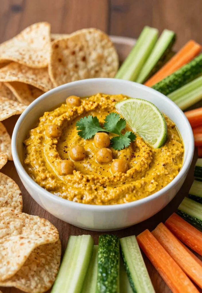 16 Dairy Free Dip Recipes Perfect for Parties - 16. Coconut Curry Chickpea Dip 1