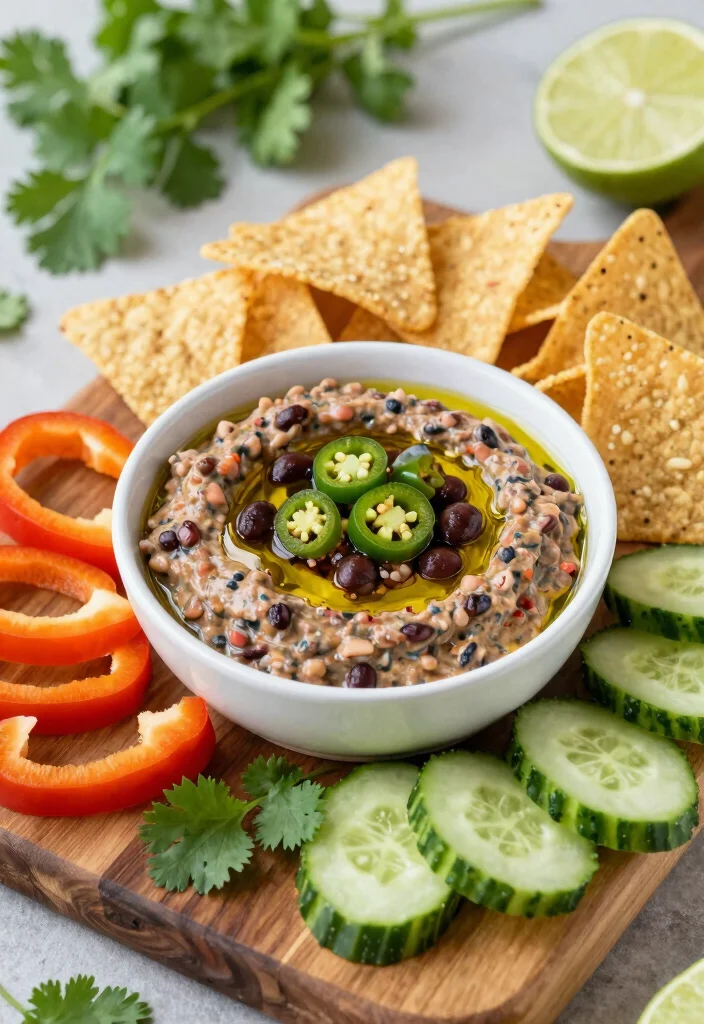 16 Dairy Free Dip Recipes Perfect for Parties - 3. Spicy Black Bean Dip 1