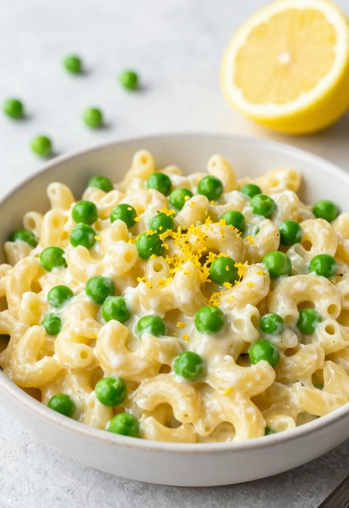 16 Dairy Free Mac and Cheese Recipes: Creamy Dreams - 11. Mac and Cheese with Peas and Lemon 1