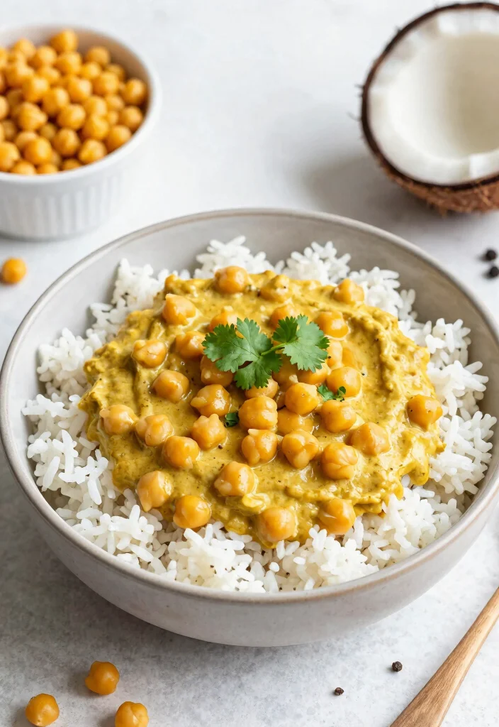 16 Dairy Free Recipes Crockpot: Effortless Weeknight Dinners - 5. Coconut Chickpea Curry 1