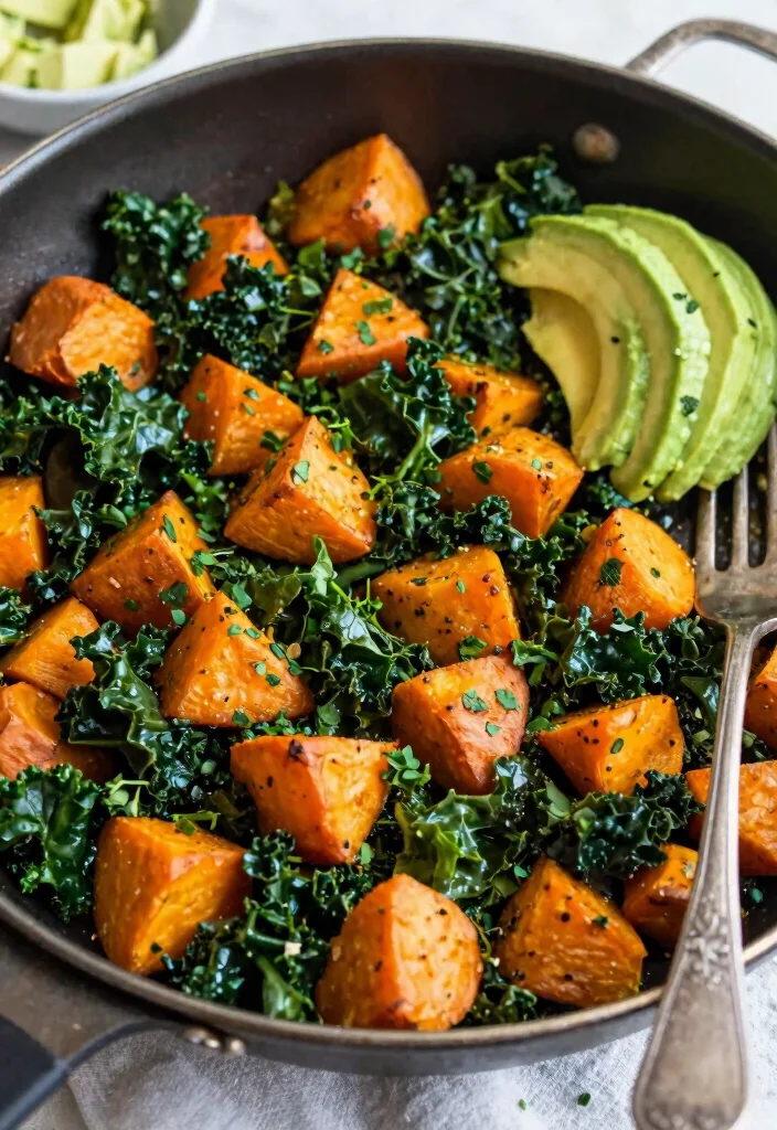 16 Delicious Dairy-Free Recipes to Elevate Your Plant-Based Cooking - 6. Savory Sweet Potato and Kale Hash 1