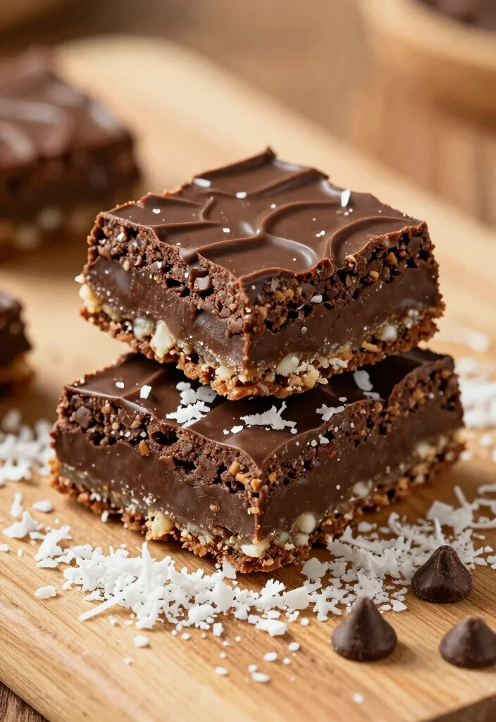 16 Gluten Dairy Free Recipes: Skip the Flour and Dairy - 13. Chocolate Coconut Energy Bars 1