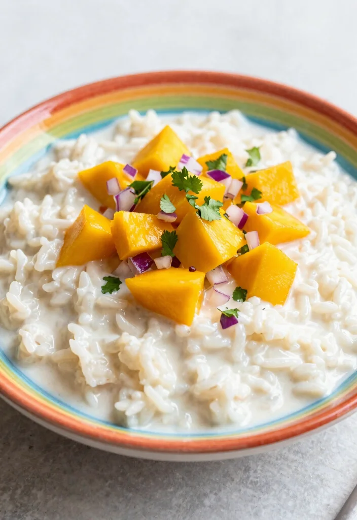 16 Healthy Dairy Free Dinner Recipes: Guilt-Free Indulgence - 14. Coconut Rice with Mango Salsa 1