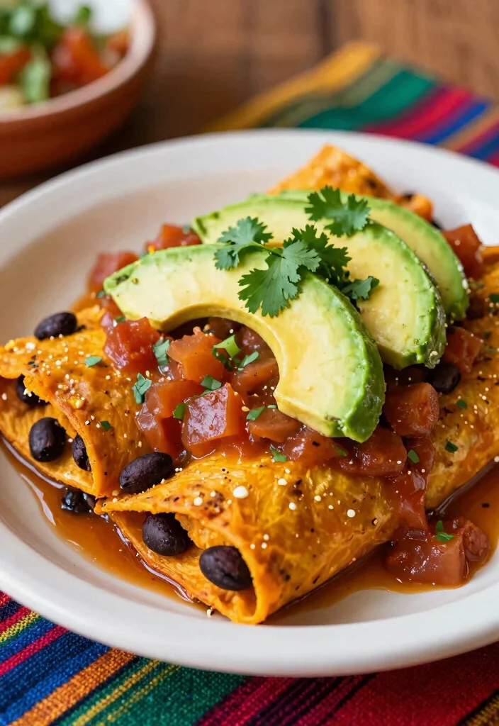 16 Healthy Dairy Free Dinner Recipes: Guilt-Free Indulgence - 2. Sweet Potato and Black Bean Enchiladas 1