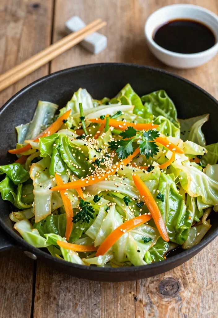 16 Low Carb Dairy Free Recipes: Slim Down Without Sacrifice - 10. Cabbage Stir-Fry 1