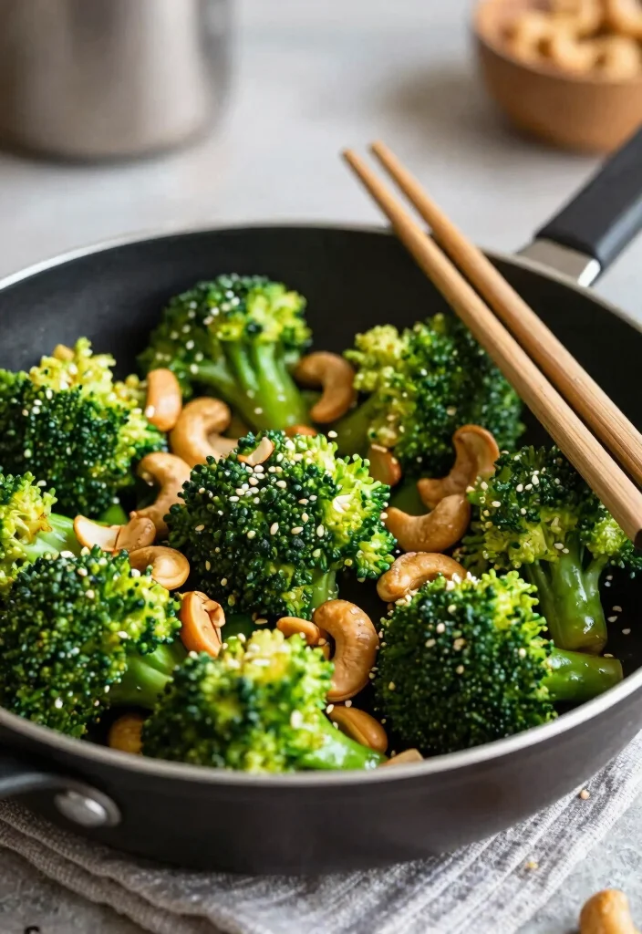 16 Low Carb Dairy Free Recipes: Slim Down Without Sacrifice - 11. Broccoli and Cashew Stir-Fry 1