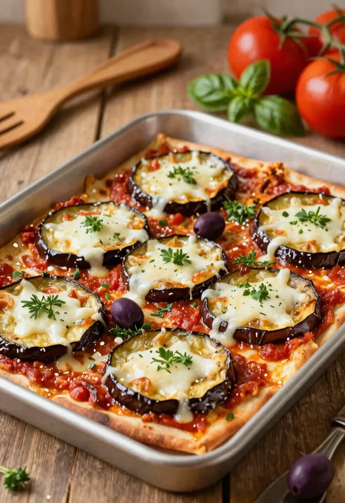 16 Low Carb Dairy Free Recipes: Slim Down Without Sacrifice - 3. Eggplant Pizza Slices 1