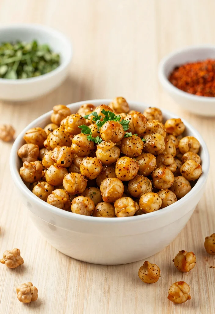 16 Low Carb Dairy Free Recipes: Slim Down Without Sacrifice - 7. Spicy Roasted Chickpeas 1