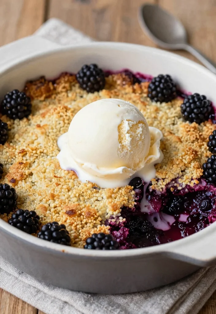 16 Vegan Dairy Free Gluten Free Recipes: Compassionate Cooking - 16. Blackberry Crumble 1