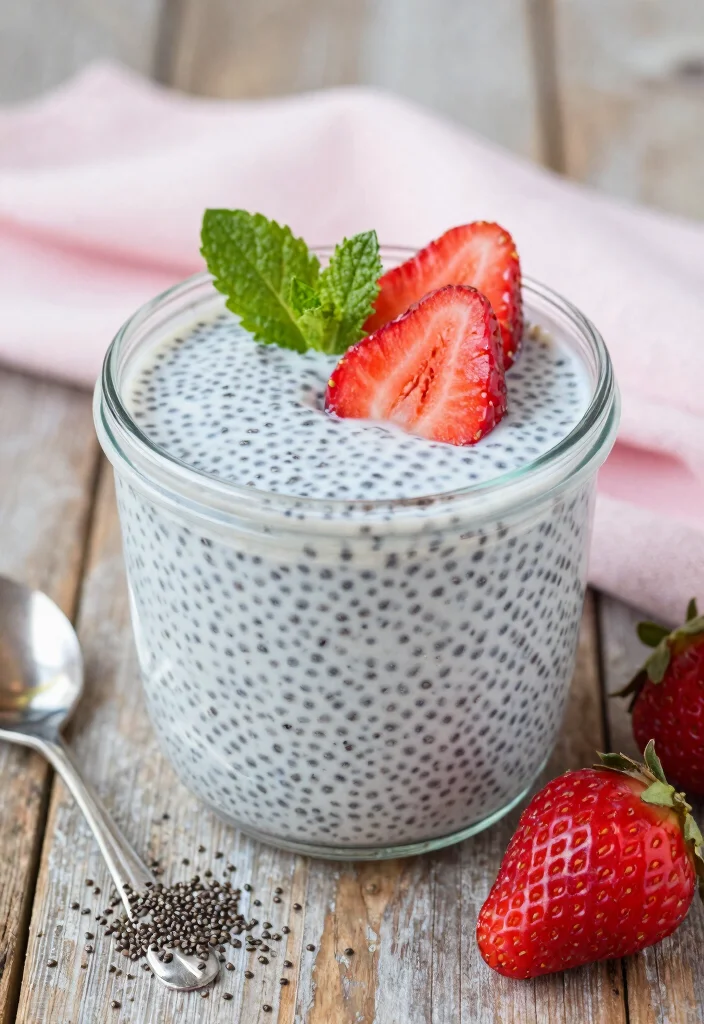 16 Vegan Dairy Free Gluten Free Recipes: Compassionate Cooking - 5. Strawberry Chia Pudding 1