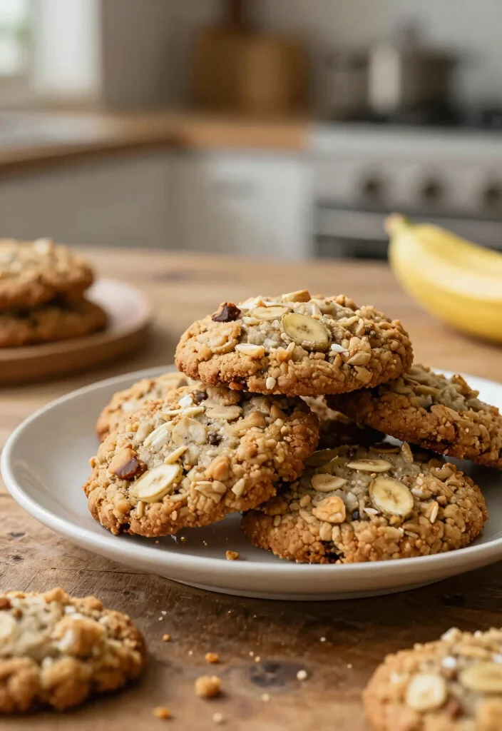 16 Vegan Dairy Free Gluten Free Recipes: Compassionate Cooking - 6. Banana Oatmeal Cookies 1