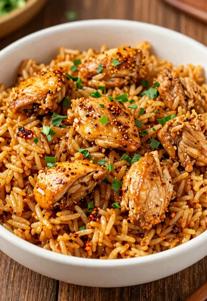 17 Crockpot Chicken Recipes Dairy Free: Set It and Forget It - 11. Spicy Chicken and Rice 1