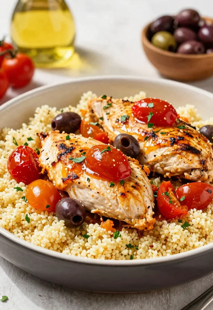 17 Crockpot Chicken Recipes Dairy Free: Set It and Forget It - 16. Mediterranean Chicken 1