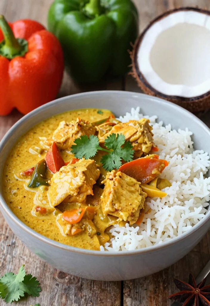 17 Crockpot Chicken Recipes Dairy Free: Set It and Forget It - 4. Coconut Curry Chicken 1