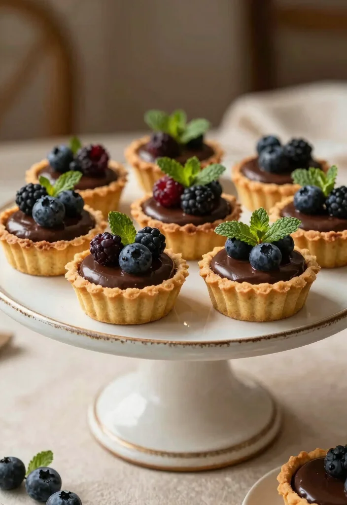 17 Dairy Free Dessert Recipes: Sweet Treats Without Guilt - 13. Vegan Chocolate Tarts 1