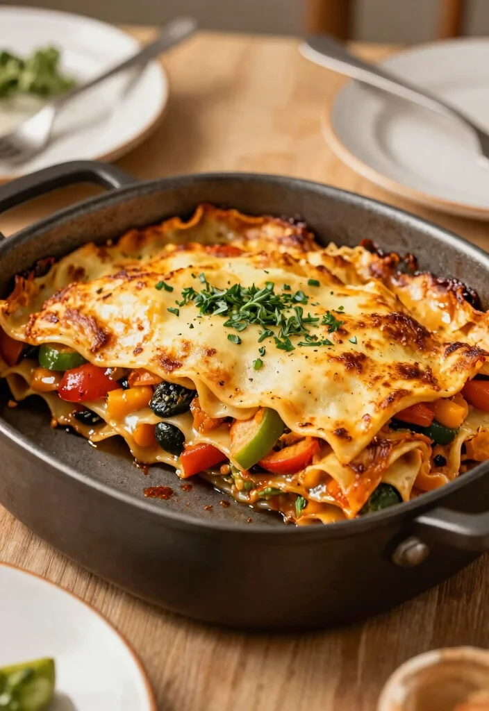 17 Dairy Free Lasagna Recipes: Layers of Flavor - 3. Roasted Vegetable Lasagna 1