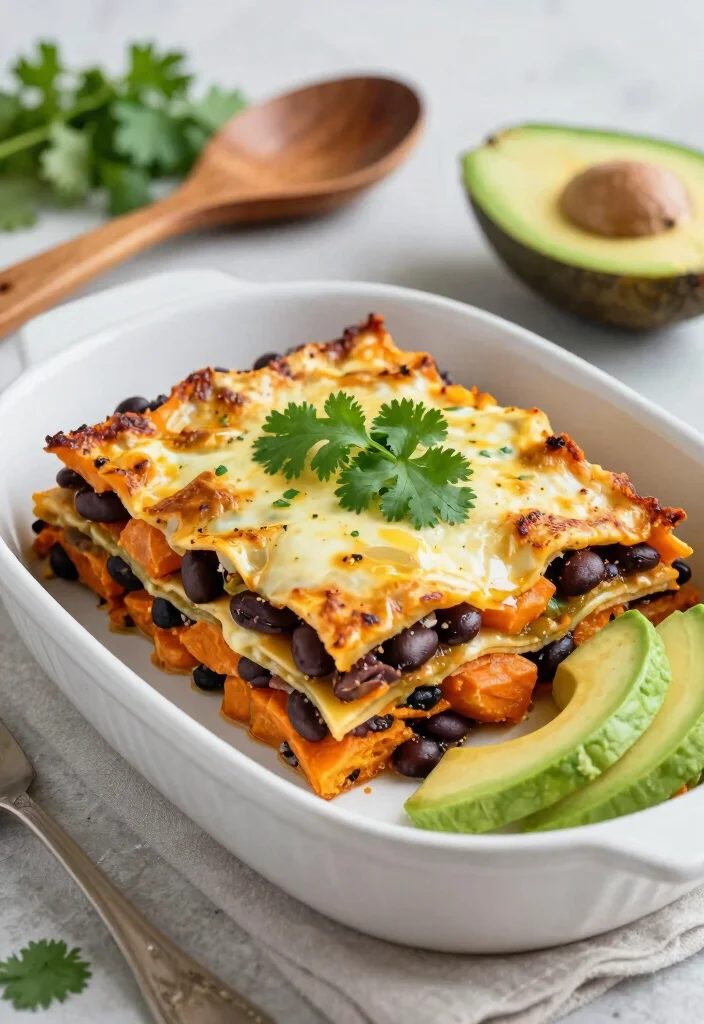 17 Dairy Free Lasagna Recipes: Layers of Flavor - 8. Sweet Potato and Black Bean Lasagna 1