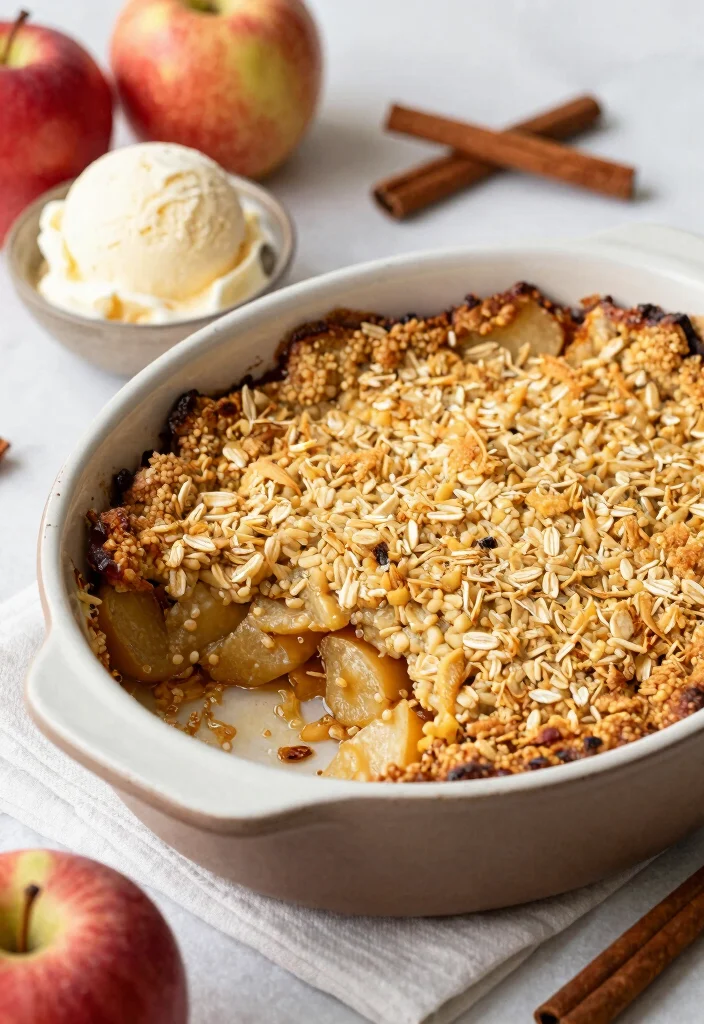 17 Dairy Free Potluck Recipes: Bring the Best Dish - 14. Baked Apple Crisp 1