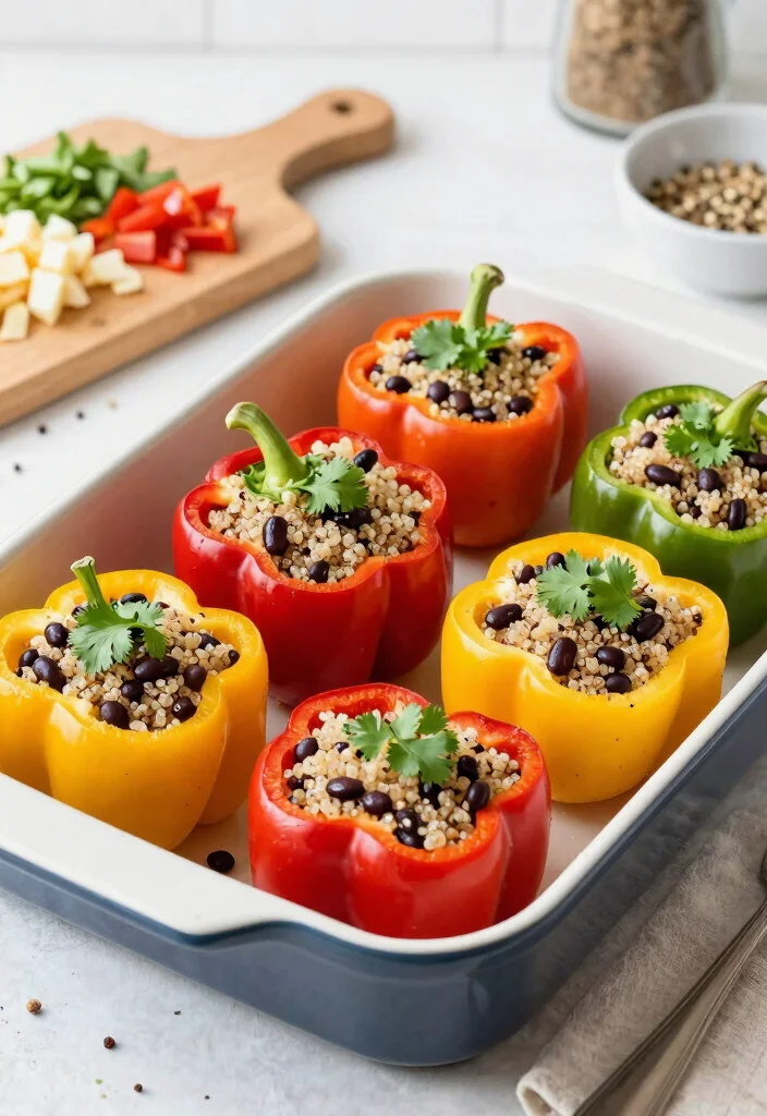 17 Dairy Free Potluck Recipes: Bring the Best Dish - 2. Stuffed Bell Peppers 1