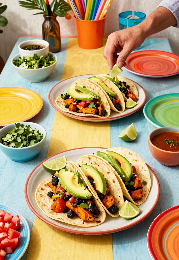 17 Dairy Free Potluck Recipes: Bring the Best Dish - 7. Sweet Potato Black Bean Tacos 1