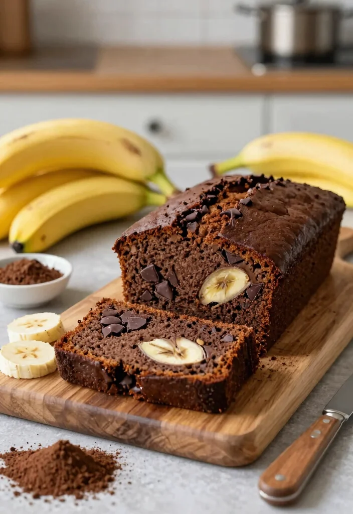 17 Gluten Free Dairy Free Cake Recipes: Fluffy and Moist - 4. Chocolate Banana Bread Cake 1