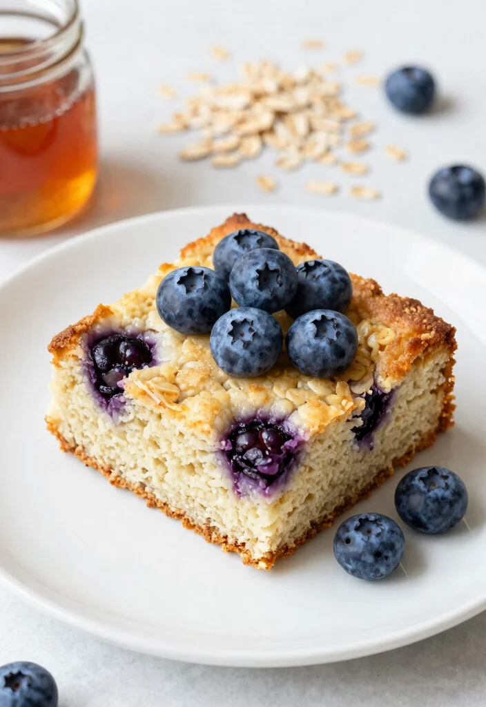 17 Gluten Free Dairy Free Cake Recipes: Fluffy and Moist - 5. Blueberry Oatmeal Cake 1