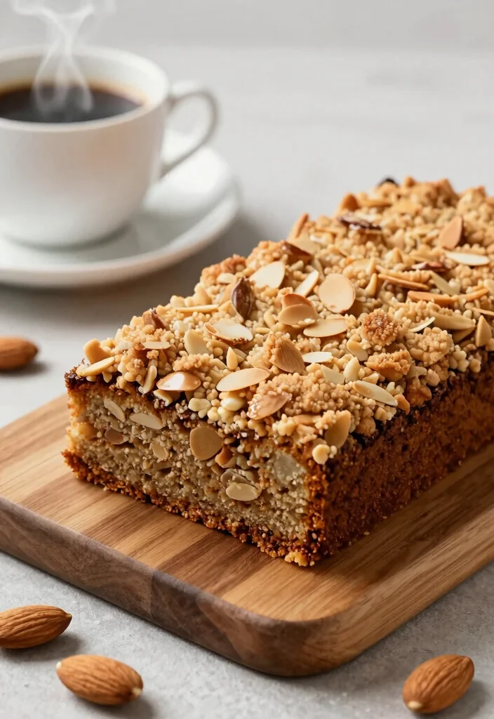 17 Gluten Free Dairy Free Cake Recipes: Fluffy and Moist - 6. Almond Flour Coffee Cake 1