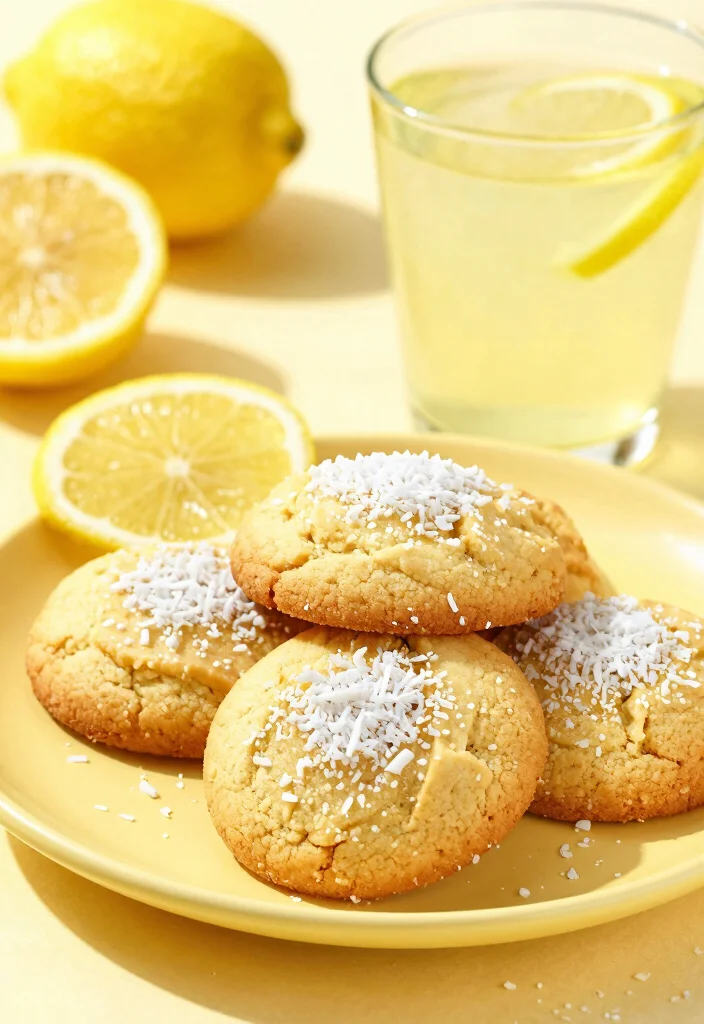 17 Gluten Free Dairy Free Cookie Recipes: Chewy and Delicious - 10. Lemon Coconut Cookies 1