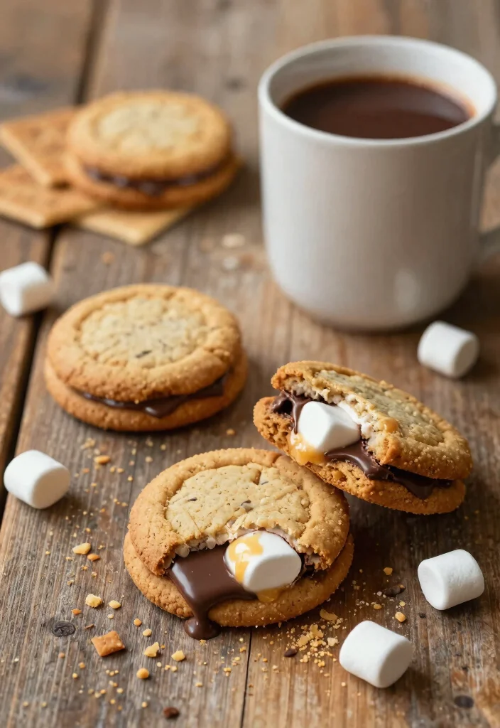 17 Gluten Free Dairy Free Cookie Recipes: Chewy and Delicious - 12. S'mores Cookies 1
