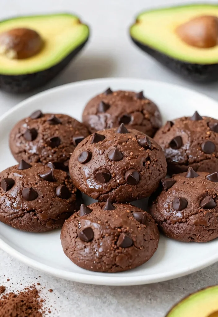 17 Gluten Free Dairy Free Cookie Recipes: Chewy and Delicious - 5. Chocolate Avocado Cookies 1