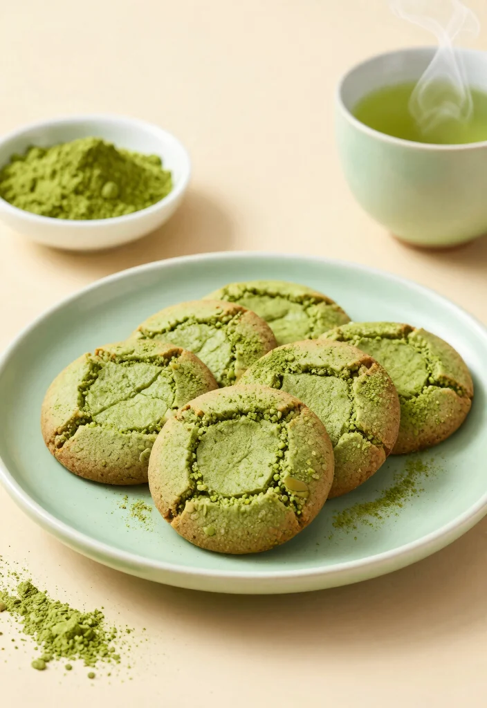 17 Gluten Free Dairy Free Cookie Recipes: Chewy and Delicious - 7. Matcha Almond Cookies 1