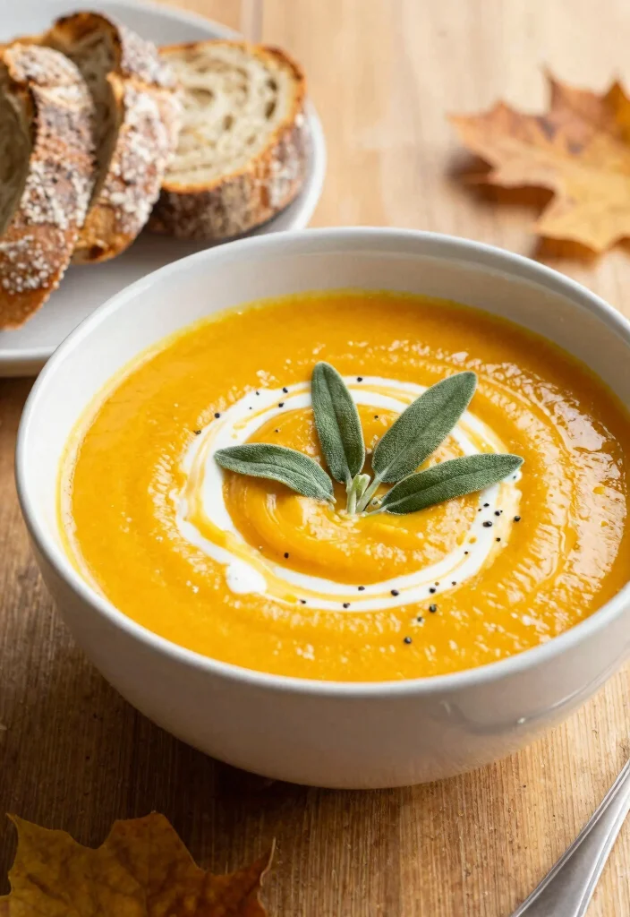 17 Gluten Free Dairy Free Crockpot Recipes: Hands-Off Cooking - 14. Butternut Squash Soup with Sage 1