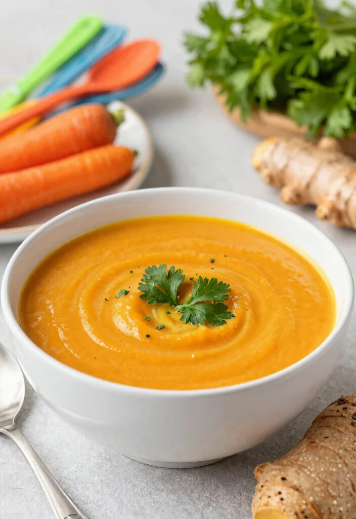 17 Gluten Free Dairy Free Crockpot Recipes: Hands-Off Cooking - 16. Carrot Ginger Soup 1