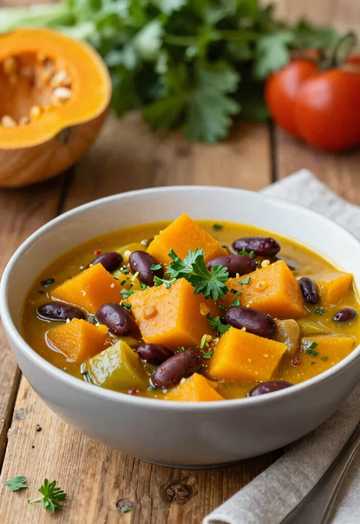17 Gluten Free Dairy Free Crockpot Recipes: Hands-Off Cooking - 17. Sweet and Spicy Squash and Bean Stew 1