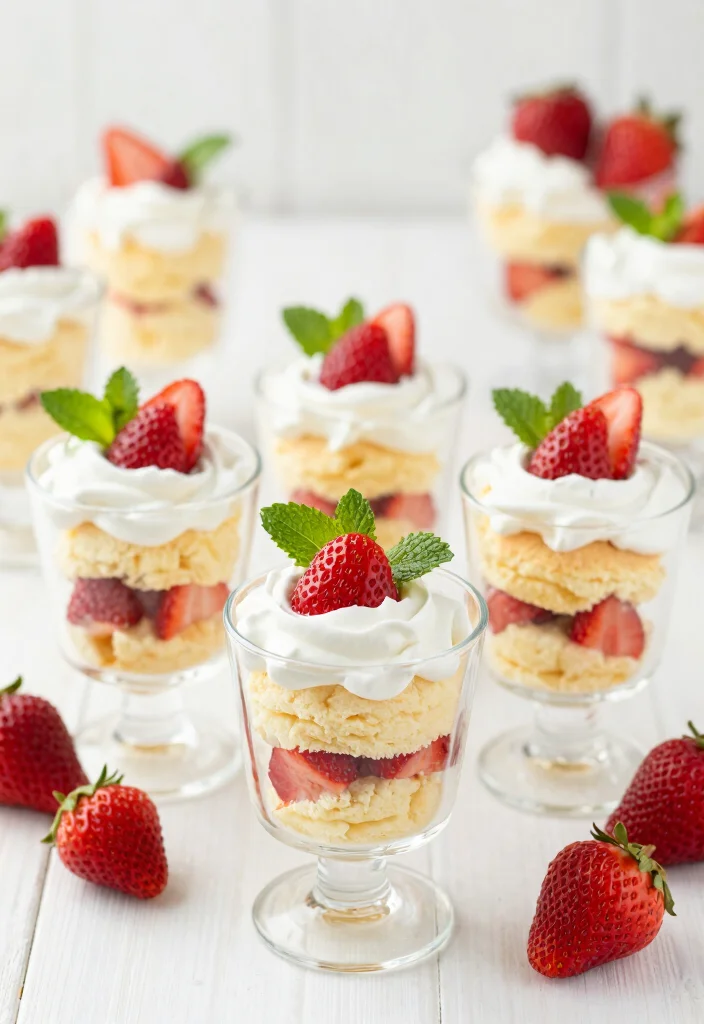 17 Gluten Free Dairy Free Recipes Dessert: Decadent and Allergy-Friendly - 11. Strawberry Shortcake Cups 1