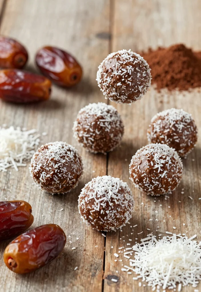 17 Gluten Free Dairy Free Recipes Dessert: Decadent and Allergy-Friendly - 14. Chocolate Coconut Energy Balls 1