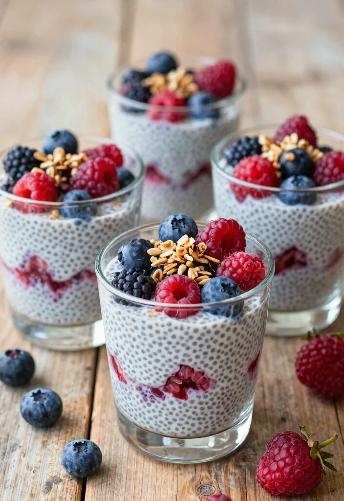 17 Gluten Free Dairy Free Recipes Dessert: Decadent and Allergy-Friendly - 4. Berry Chia Pudding 1