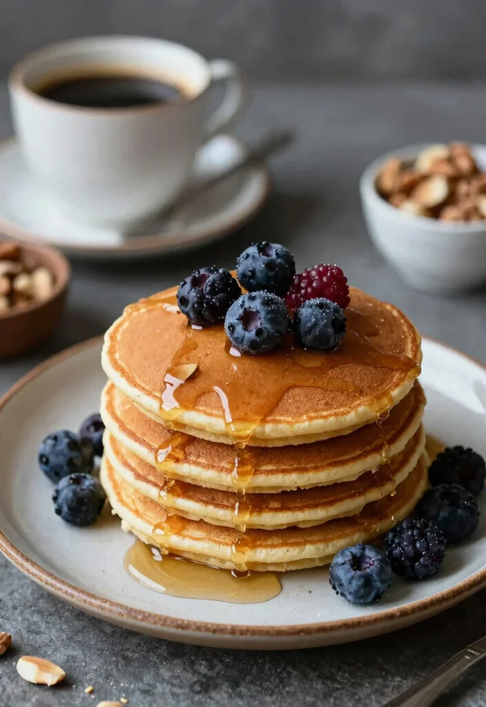 17 Grain Free Dairy Free Recipes: Pure and Simple Eating - 10. Almond Flour Pancakes 1