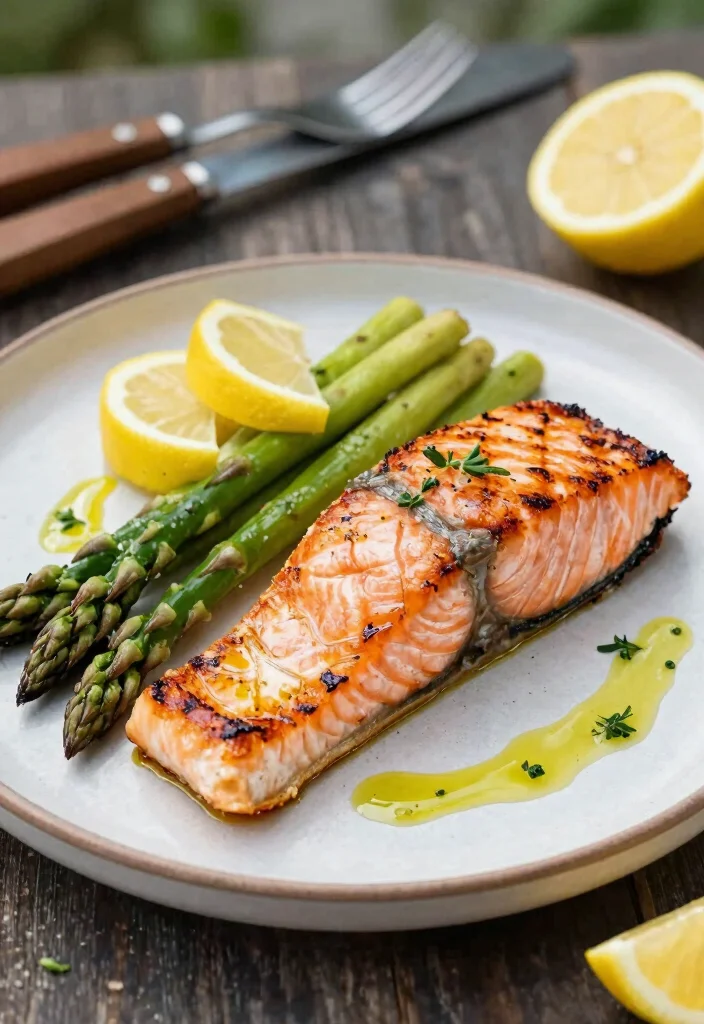 17 Grain Free Dairy Free Recipes: Pure and Simple Eating - 8. Grilled Salmon with Asparagus 1