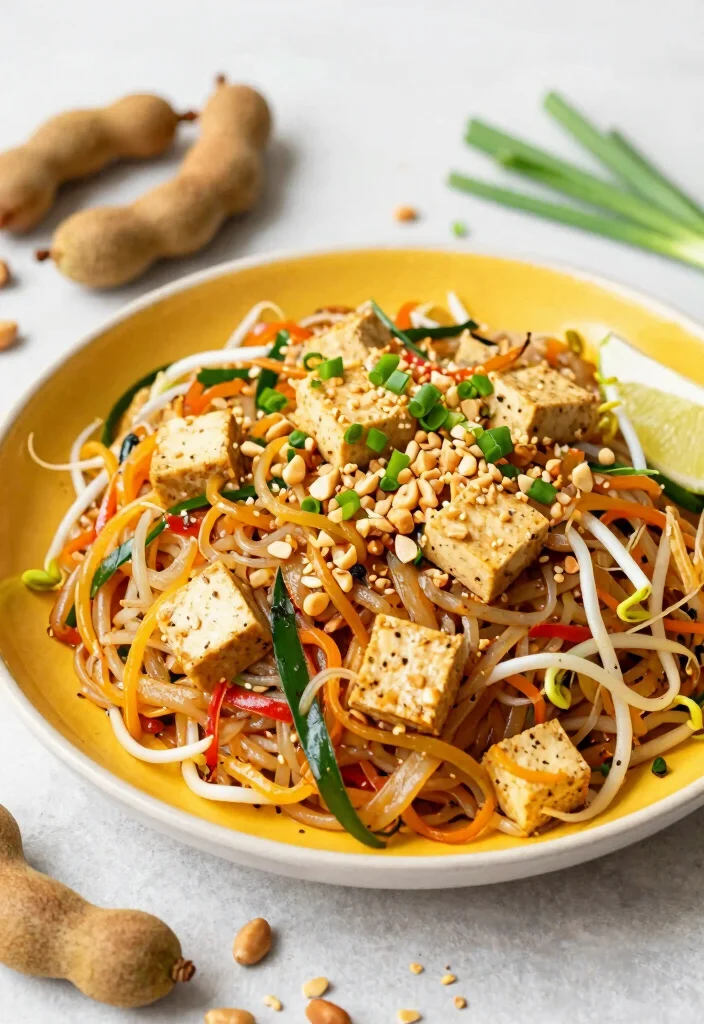 17 High Protein Dairy Free Dinner Recipes That Satisfy - 10. Vegan Pad Thai 1