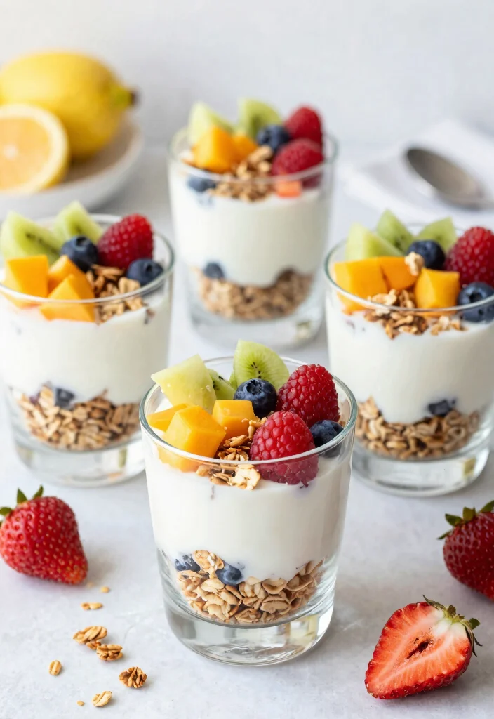 18 Crunchy and Satisfying Gluten and Dairy Free Snack Recipes for Kids - 15. Coconut Yogurt Parfait 1