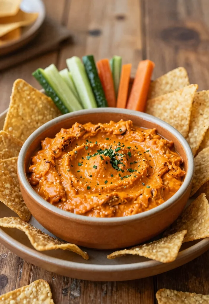 18 Dairy Free Buffalo Chicken Dip Variations: Game Day Favorite - 6. Sweet Potato Buffalo Chicken Dip 1
