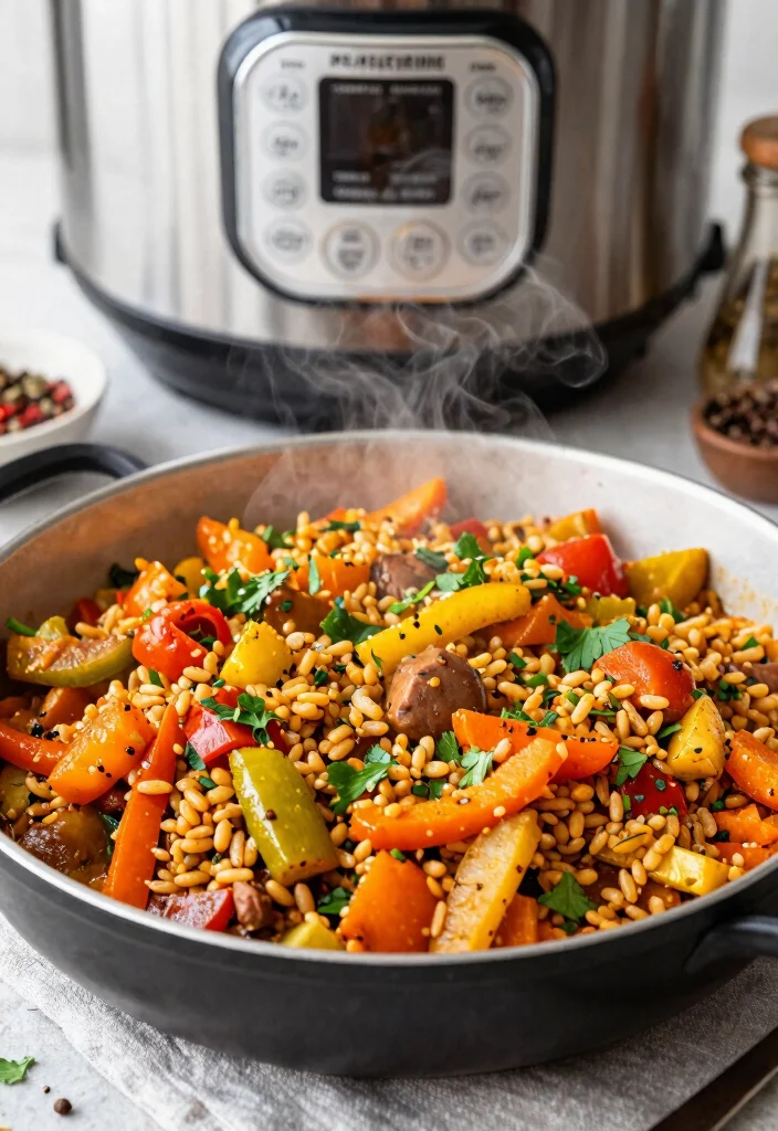 18 Dairy Free Instant Pot Recipes: Quick Weeknight Winners - 15. Instant Pot Vegan Jambalaya 1