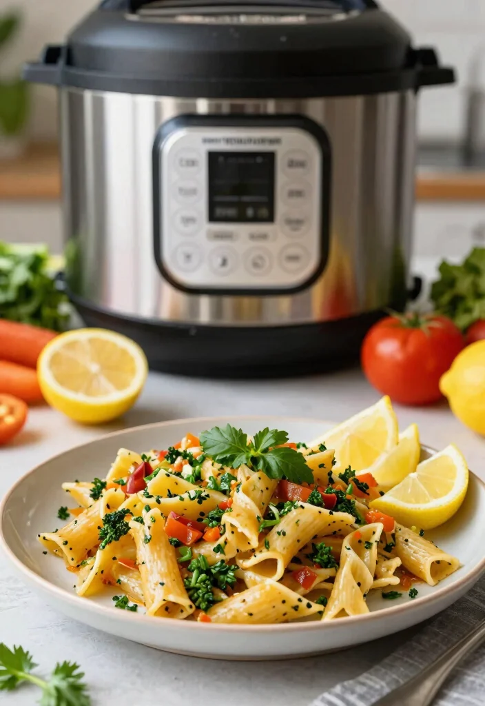18 Dairy Free Instant Pot Recipes: Quick Weeknight Winners - 6. Vegan Pasta Primavera 1