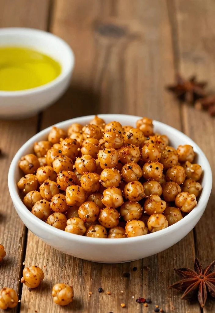 18 Dairy Free Keto Recipes: Low-Carb Delights for Weight Loss - 7. Spicy Roasted Chickpeas 1