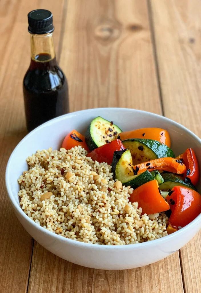 18 Dairy-Free Vegetarian Recipes: Plant-Based Protein Power - 10. Roasted Vegetable Quinoa Bowl 1