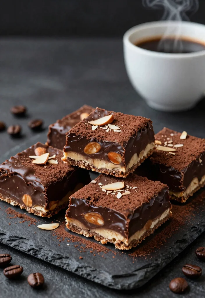18 Dessert Recipes Gluten Free Dairy Free: Double the Indulgence - 15. Mocha Almond Fudge Bars 1